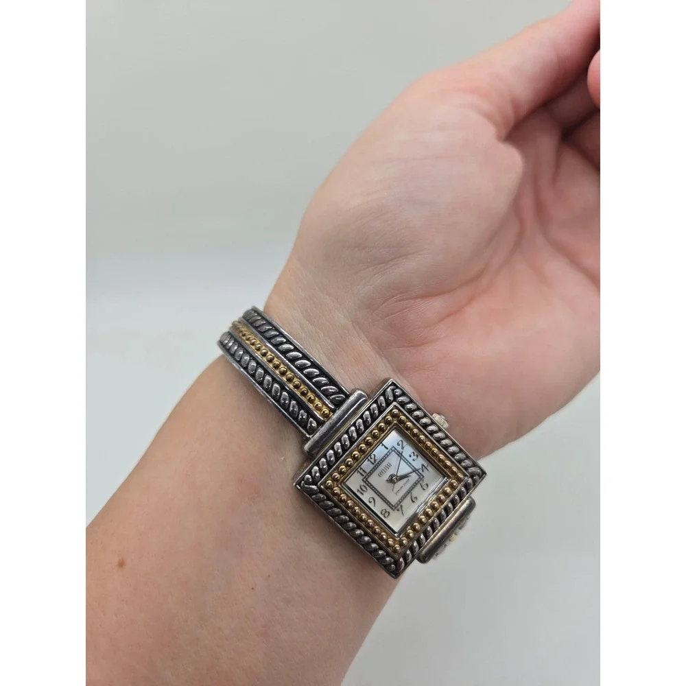 Ecclissi H126 Sterling Silver Gold Plated Bangle Watch Women's Quartz 925